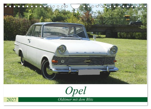 Opel oldtimer mit dem - mit, blitz