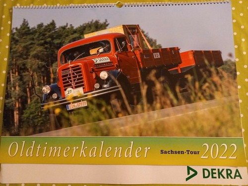 Dekra oldtimerkalender 2022 - dekra,
