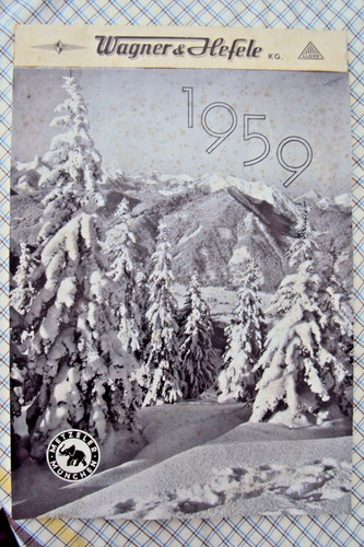 Kalender 1959 wagner - kalender,