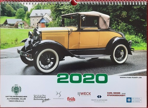 Oldtimer kalender 2020 - oldtimer,