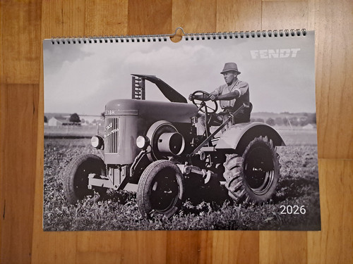 Fendt kalender oldtimer 2026 - kalender,