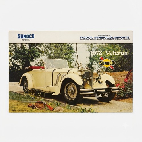 Vintage kalender 1978 sunoco - 1978,