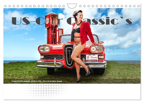Car classic wandkalender - us-car, classic's