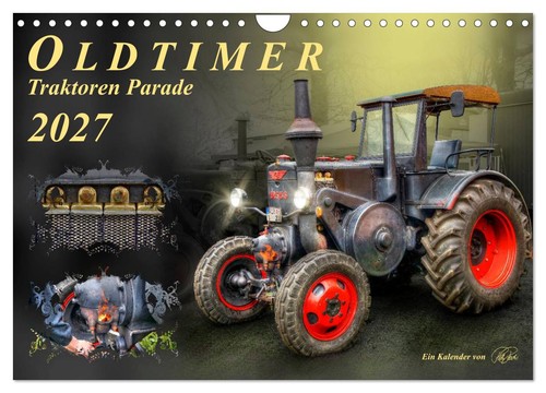 Oldtimer traktoren parade - oldtimer,